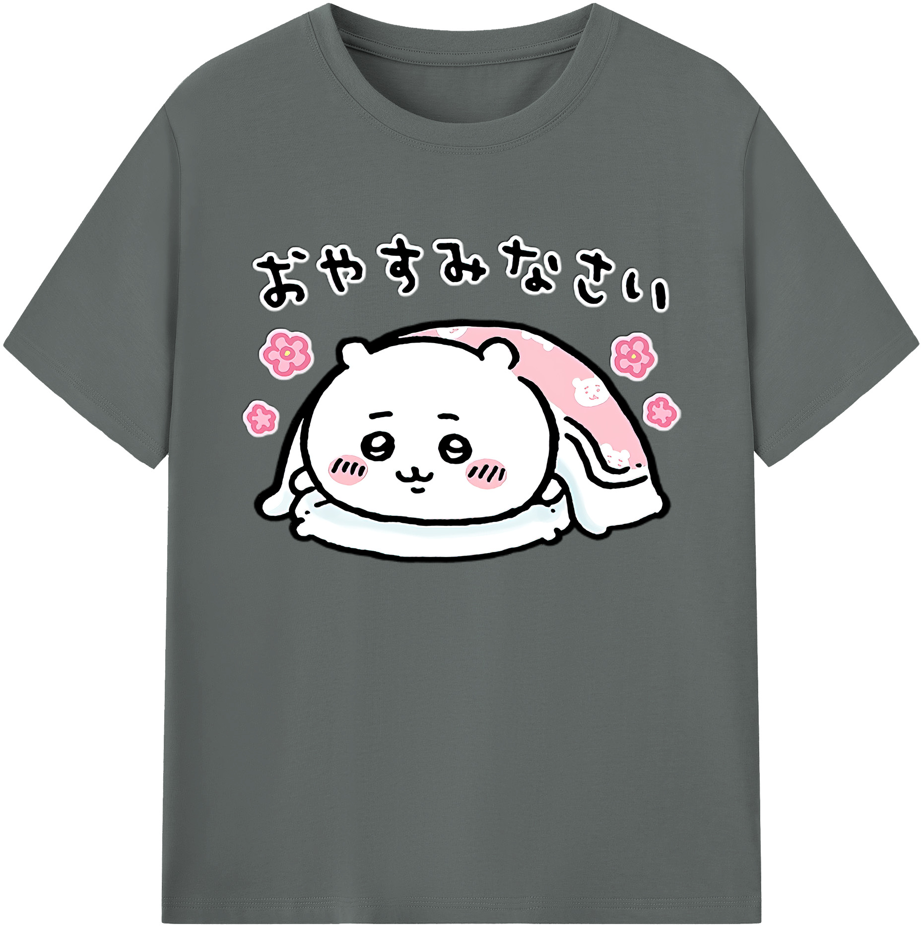 （画像用） ちいかわ ちいかわ Chii-kawa chiikawa 綿100％ メンズ半袖Tシャツ｜肌触りやわらか＆通気性